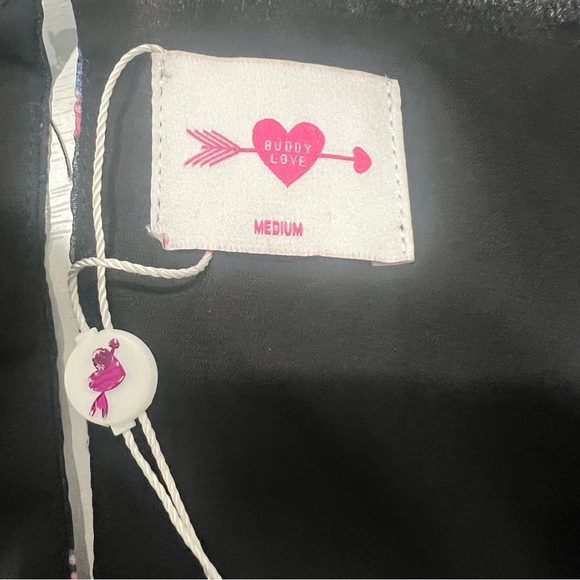 Buddy Love Black and Pink Floral Mini Dress - Picture 9 of 9